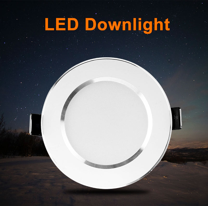 New Design LED Downlight 3W 5W 7W 9W 12W 15W 220V 240V Round LED Lamp Ceiling Light Indoor Lighting Bedroom Kitchen LED Lighting