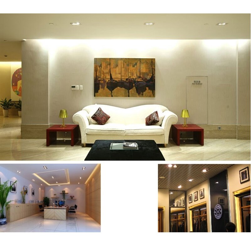 Square LED Down Light 3w 5w 7w 9w 12w 15w 18w LED Recessed Ceiling Light Lamp Downlight led Grille Spot Light