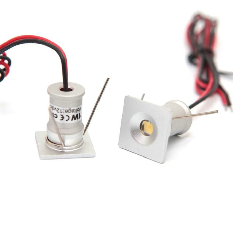 Square OR round IP65 Mini 1W LED Downlight Outdoor Garden Bathroom Corridor Ceiling Spot Bulb Light Sauna Lighting CE