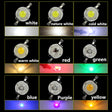 Real Full Watt 1W 3W 10/100/1000PCSHigh Power LED lamp Beads SMD 110-120LM LED Chip For DIY SpotLight Downlight Lamp Bulb