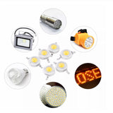 Real Full Watt 1W 3W 10/100/1000PCSHigh Power LED lamp Beads SMD 110-120LM LED Chip For DIY Spot Light Downlight Lamp Bulb