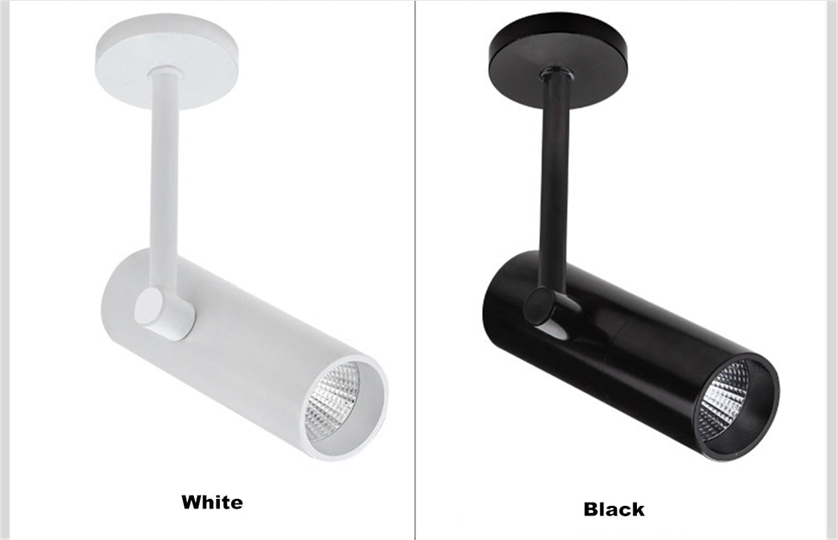 Downlight spotlight LED rotating surface installation COB 3w 5w 7w 10W 12W art background wall ceiling lamp spot light family store