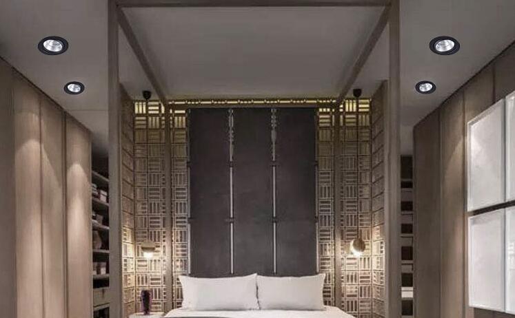 Dimmable recessed LED Downlights Angle Adjustable COB Ceiling Lamp Spot Lights 7w 9w 12w 15w18w Rotating LED downlight AC85-265V