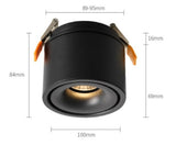 Adjustable Recessed Ceiling Downlights 7W 10W 15W Dimmable LED Recessed lamp Nordic Spot light for indoor Spot lighting fixture