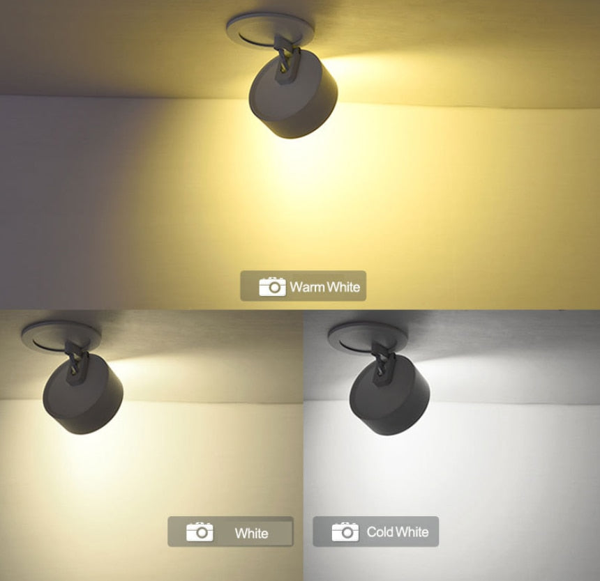 Adjustable Recessed Ceiling Downlights 7W 10W 15W Dimmable LED Recessed lamp Nordic Spot light for indoor Spot lighting fixture