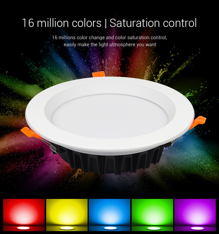 MiBoxer 6W 9W 12W 15W 18W 25W RGB+CCT LED Downlight Ceiling Spotlight FUT060 061 062 063 064 065 066 068 Indoor Panel lighting