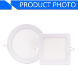 LED Ultra thin Downlight lamp 24W 18W 12W 9W 6W 3W AC110V 220V led ceiling recessed grid downlight slim round square panel light