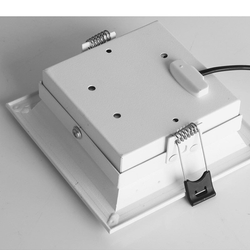 Square Downlight Embedded LED Ultra-thin Hole Light Ceiling Grille Bold Light 12W 15W 18W 24W