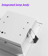 Square Downlight Embedded LED Ultra-thin Hole Light Ceiling Grille Bold Light 12W 15W 18W 24W