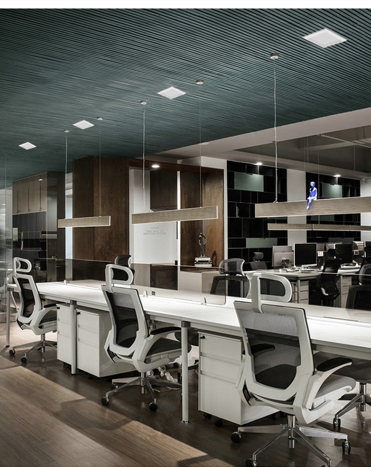 Square Downlight Embedded LED Ultra-thin Hole Light Ceiling Grille Bold Light 12W 15W 18W 24W