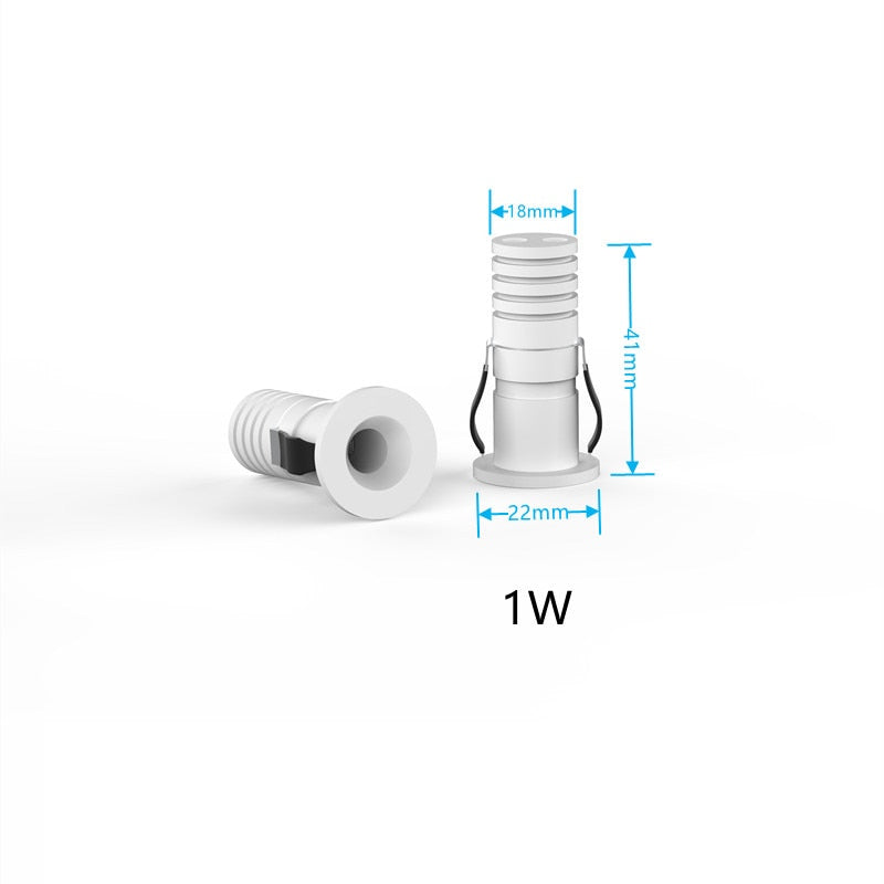 Mini LED Downlight 5W 7W 10W COB Spotlight 24° Dimmable AC 85-265V Recessed Ceiling Lamp Anti-glare light 4000K