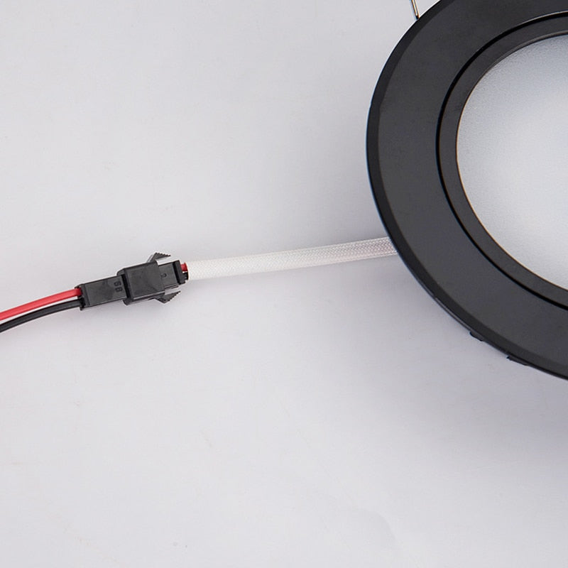 Dimmable Anti fog Black Led downlight bulbs COB Ceiling Spot Light 3w 5w 7w 12w 85-265V ceiling recessed Lights Indoor Lighting