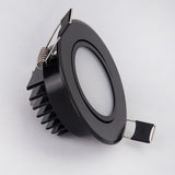 Dimmable Anti fog Black Led downlight bulbs COB Ceiling Spot Light 3w 5w 7w 12w 85-265V ceiling recessed Lights Indoor Lighting