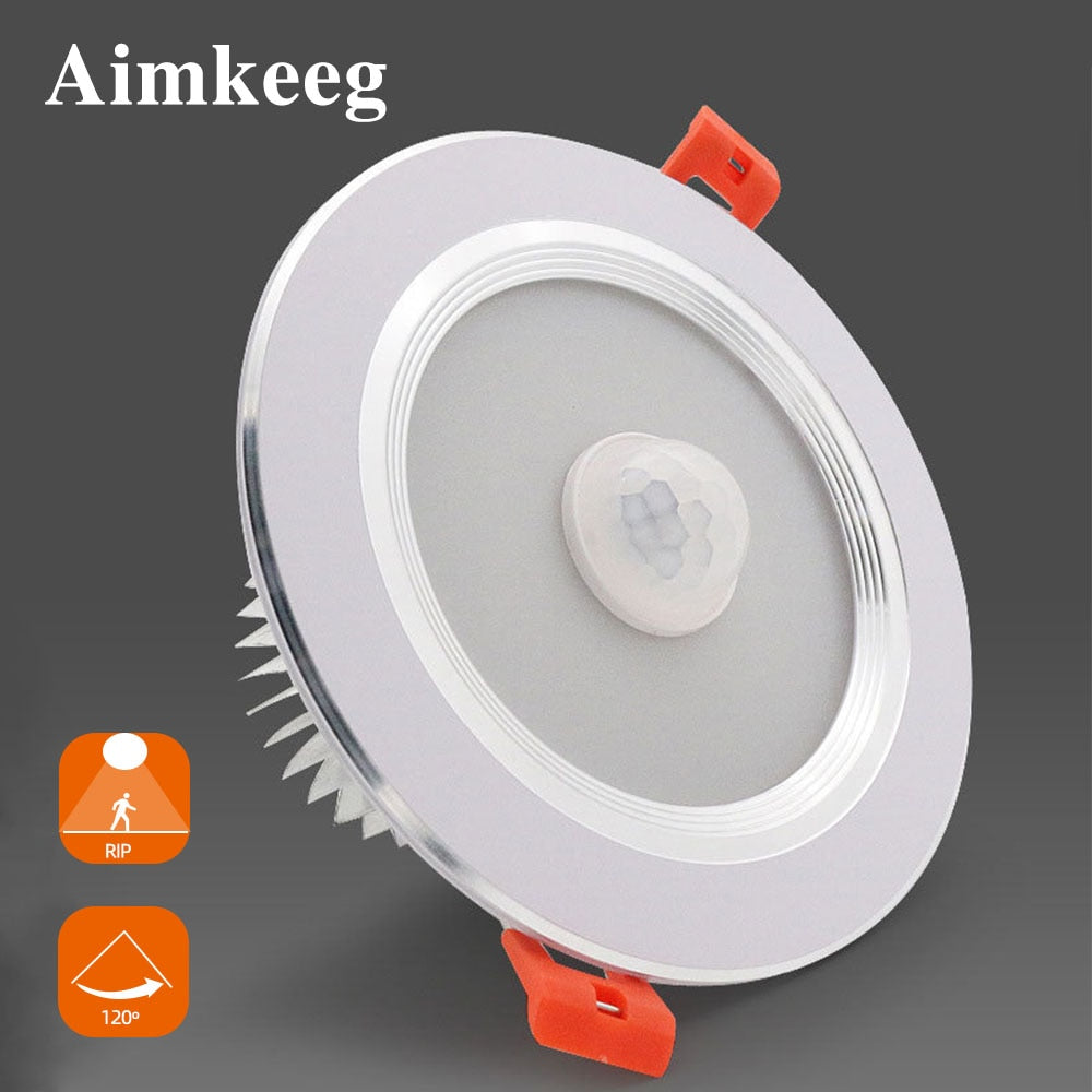 LED indoor ceiling lamp body sensor infrared sensor downlight sound control induction corridor balcony
