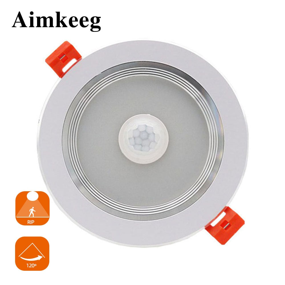 LED indoor ceiling lamp body sensor infrared sensor downlight sound control induction corridor balcony