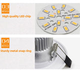 LED indoor ceiling lamp body sensor infrared sensor downlight sound control induction corridor balcony