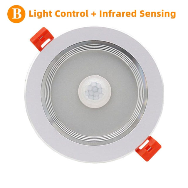 LED indoor ceiling lamp body sensor infrared sensor downlight sound control induction corridor balcony