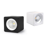 Square Surface Mounted Outfitted Dimmable COB LED Backwall Window Display Downlight Ceiling Spotlight 7W 12W 20W 30W AC85~265V