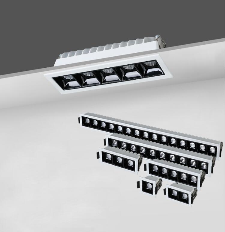 Line lights LED Downlight Spot Light Indoor Recessed Lighting Linear bar Laser Blade Ceiling Line Lamp 2W 4W 10W 20W 30W