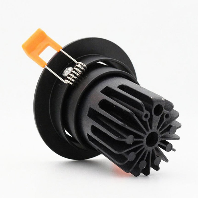 Anti Glare Recessed Dimmable COB LED Downlights 7W 9W 12W LED Ceiling Spot Lights AC85~265V LED Ceiling Lamps Indoor Lighting