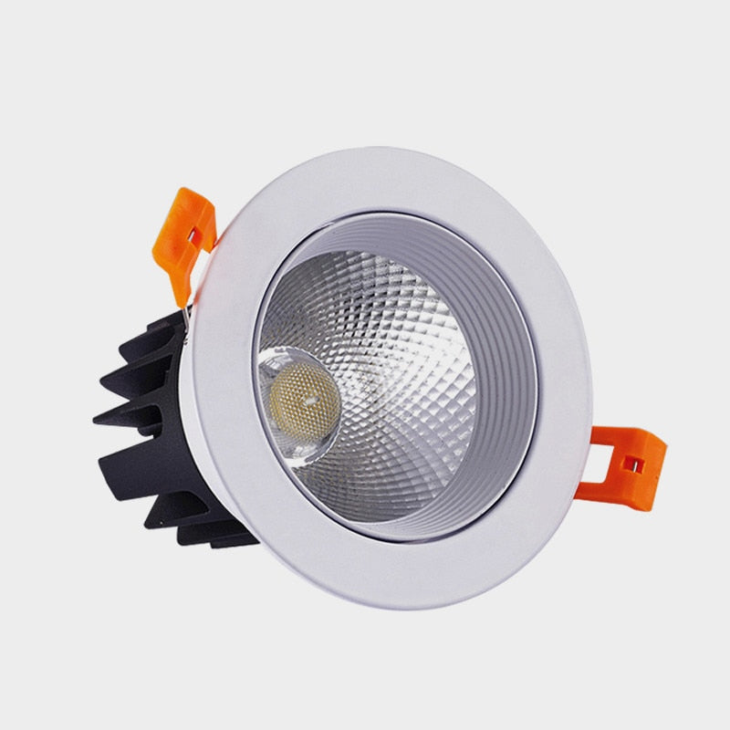 Anti Glare Recessed Dimmable COB LED Downlights 7W 9W 12W LED Ceiling Spot Lights AC85~265V LED Ceiling Lamps Indoor Lighting