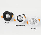 Anti Glare Recessed Dimmable COB LED Downlights 7W 9W 12W LED Ceiling Spot Lights AC85~265V LED Ceiling Lamps Indoor Lighting