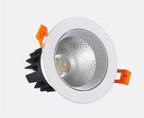 Anti Glare Recessed Dimmable COB LED Downlights 7W 9W 12W LED Ceiling Spot Lights AC85~265V LED Ceiling Lamps Indoor Lighting