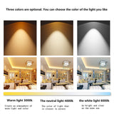 Dimmable Recessed COB Downlights 7W 9W 12W LED Square Ceiling Spot Lights AC85-265V LED Ceiling Lamps Indoor Lighting