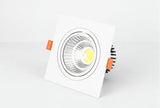Dimmable Recessed COB Downlights 7W 9W 12W LED Square Ceiling Spot Lights AC85-265V LED Ceiling Lamps Indoor Lighting