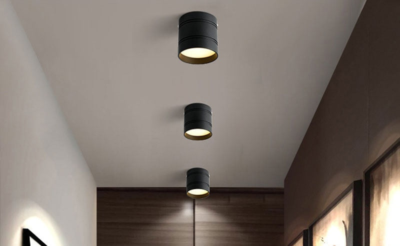 Round Dimmable LED Ceiling Downlight 5/7/9/12/15/18/20/24W Surface Mounted Spotlights Kitchen Bedroom Livingroom Indoor Lighting