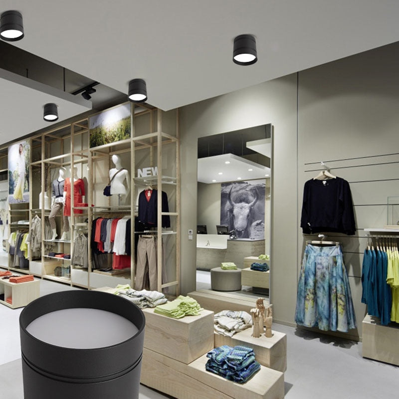 Round Dimmable LED Ceiling Downlight 5/7/9/12/15/18/20/24W Surface Mounted Spotlights Kitchen Bedroom Livingroom Indoor Lighting