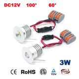 Mini LED Lamps Hotel Dining Spot Light Cabinet Kitchen Lighting Lamp CE RoHS 1W 2W 3W 4W DC 12V 24V Ceiling Downlight