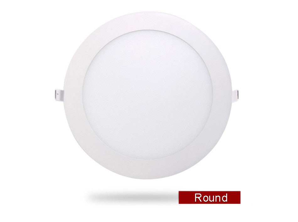 Ultra Thin LED Downlight Lamp 3W 4W 6W 9W 12W 15W 18W 24W LED Ceiling Recessed Grid Downlight Slim Round Panel Light