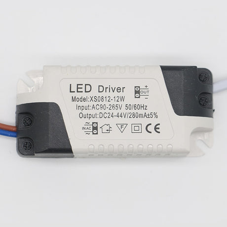 LED Power Supply 1W-24W 260mA Driver Adapter With DC Plug  AC90-265V Lighting Transformer For LED Panel Light Downlight