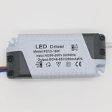 LED Power Supply 1W-24W 260mA Driver Adapter With DC Plug  AC90-265V Lighting Transformer For LED Panel Light Downlight