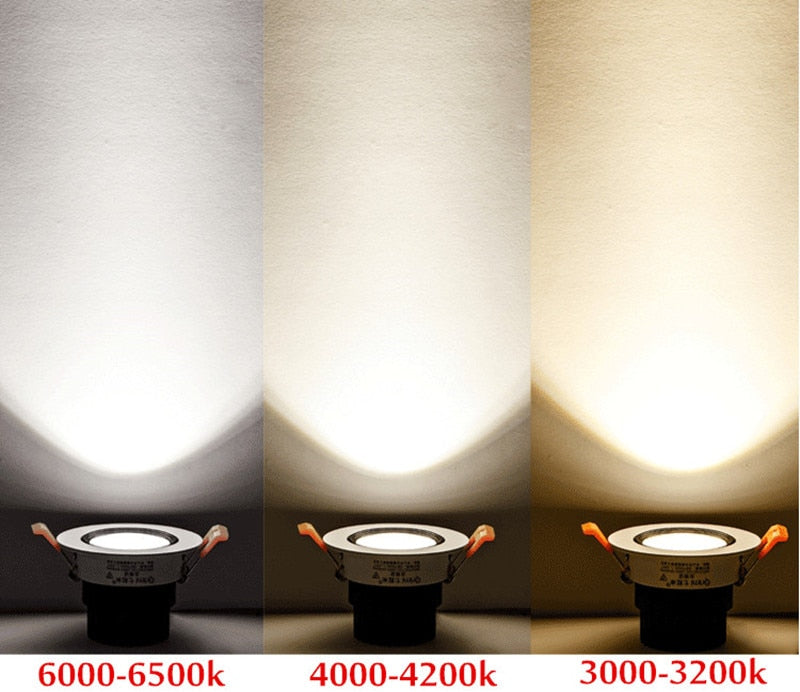 Unique Design White plus Black Dimmable Recessed COB LED Downlights 5W 7W 9W 12W 15W 18W Ceiling lamp Spot lights AC90-260V