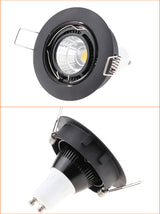 Adjustable Ceiling Lamp Holder Bases Halogen Light Bracket Cup Aluminum LED Downlight GU10 MR16 Spot Light Bulb Lamp Holders