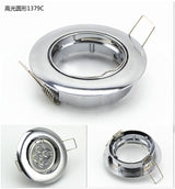 Adjustable Ceiling Lamp Holder Bases Halogen Light Bracket Cup Aluminum LED Downlight GU10 MR16 Spot Light Bulb Lamp Holders