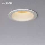 Aisilan LED Downlight narrow border anti-glare Spot light household large arc downlight aisle without master led Recessed light
