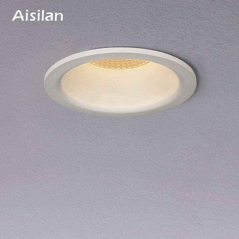 Aisilan LED Downlight narrow border anti-glare Spot light household large arc downlight aisle without master led Recessed light