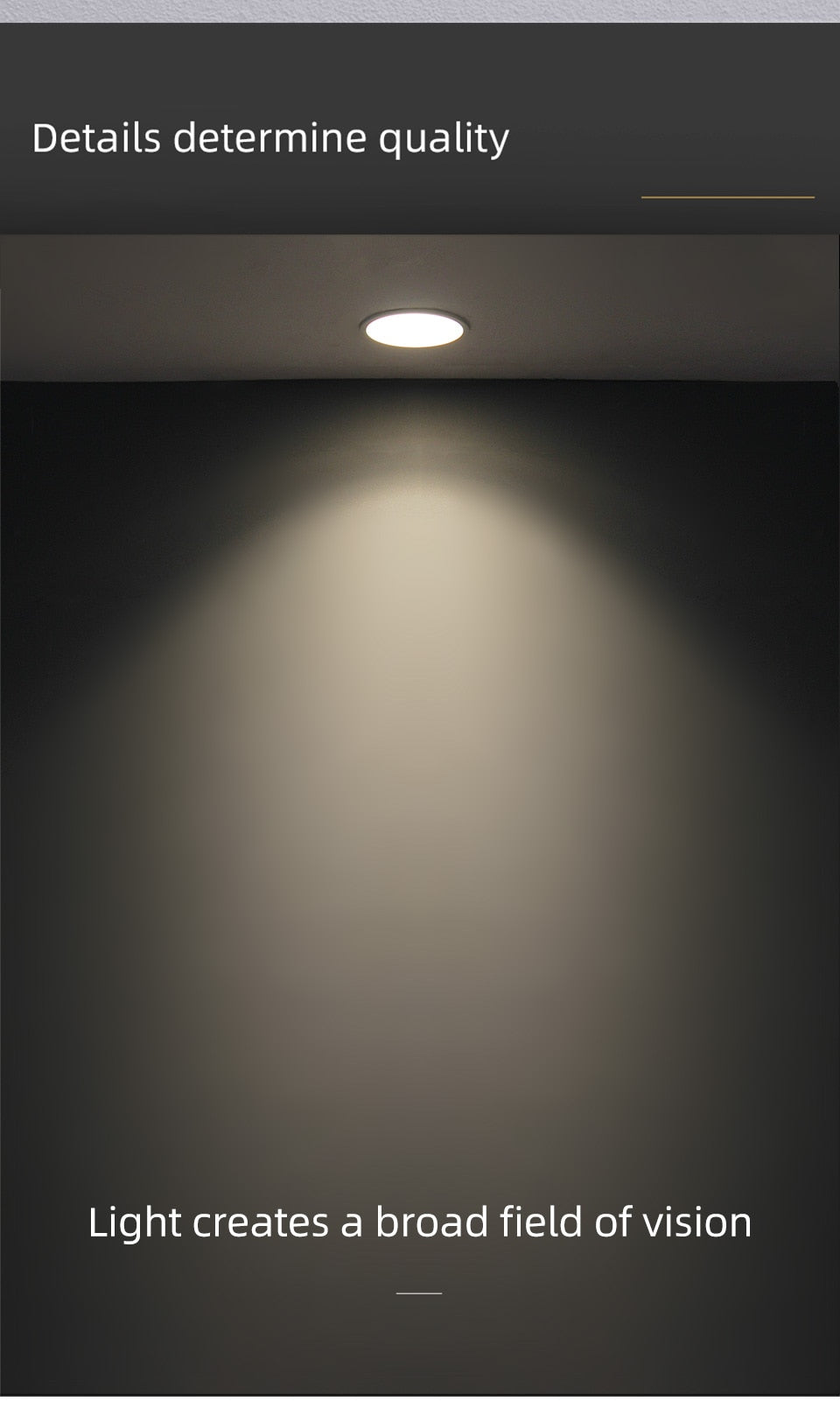 Aisilan LED Downlight narrow border anti-glare Spot light household large arc downlight aisle without master led Recessed light