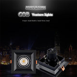 Dimmable LED downlight COB spotlight 10W 20W 30W Ceiling inlaid light Interior lighting AC110V-220V living room bedroom