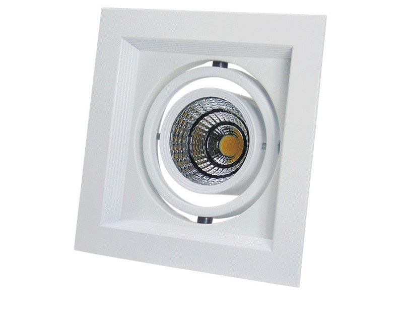 Dimmable LED downlight COB spotlight 10W 20W 30W Ceiling inlaid light Interior lighting AC110V-220V living room bedroom
