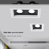 Dimmable LED downlight COB spotlight 10W 20W 30W Ceiling inlaid light Interior lighting AC110V-220V living room bedroom