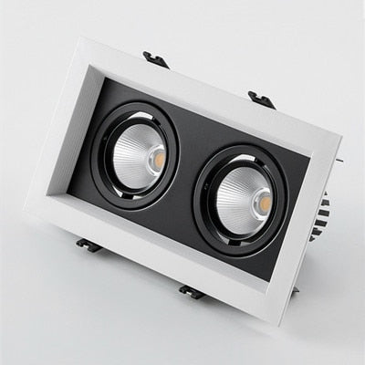 Dimmable LED downlight COB spotlight 10W 20W 30W Ceiling inlaid light Interior lighting AC110V-220V living room bedroom