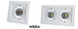 Dimmable LED downlight COB spotlight 10W 20W 30W Ceiling inlaid light Interior lighting AC110V-220V living room bedroom
