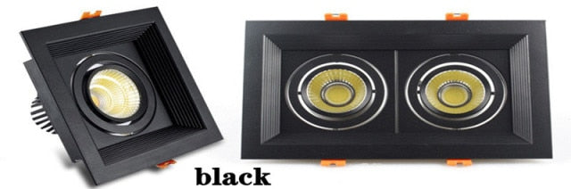 Dimmable LED downlight COB spotlight 10W 20W 30W Ceiling inlaid light Interior lighting AC110V-220V living room bedroom