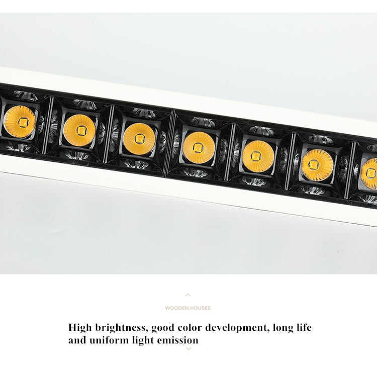 Dimmable LED Downlight Spot Light Indoor Recessed Lighting Linear bar Laser Blade Ceiling Line Lamp 2W/4W/6W/10W/20W/30W