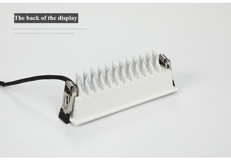 Dimmable LED Downlight Spot Light Indoor Recessed Lighting Linear bar Laser Blade Ceiling Line Lamp 2W/4W/6W/10W/20W/30W