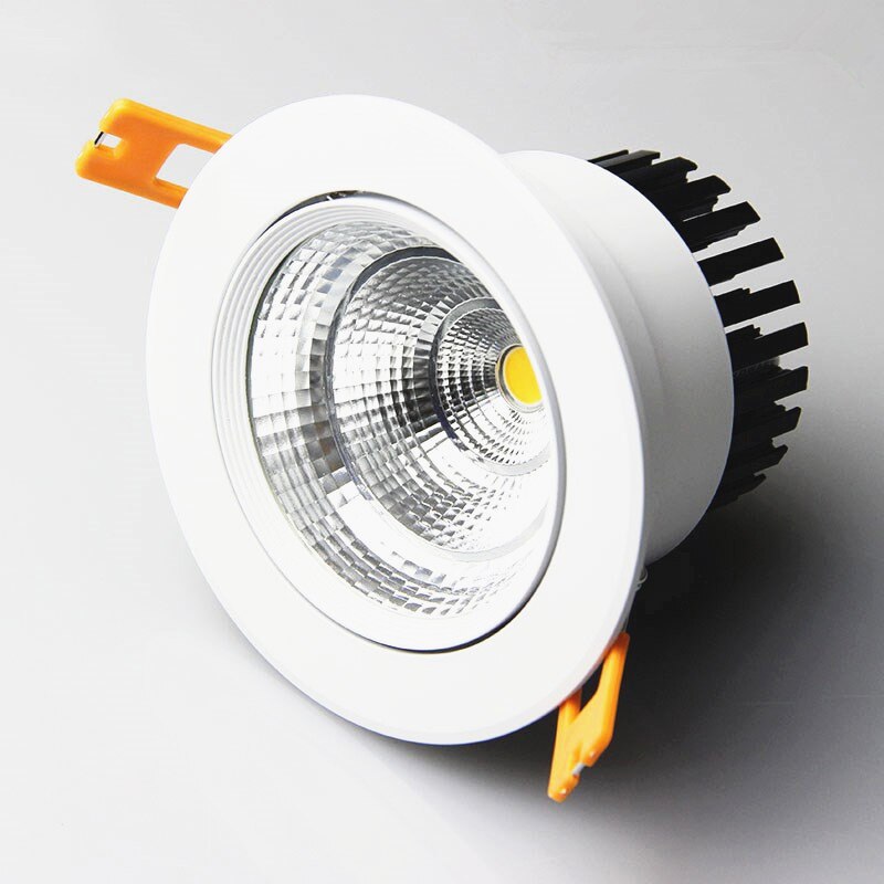 Dimmable Recessed LED Downlights 7W/9W/12W COB LED Ceiling Spot Lights 85-265V LED Ceiling Lamps Warm Cold White Indoor Lighting